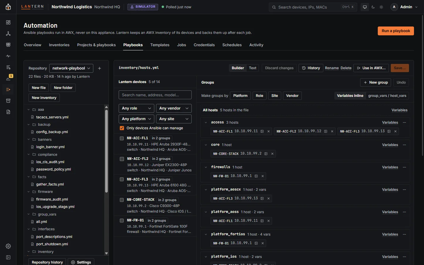 The inventory builder