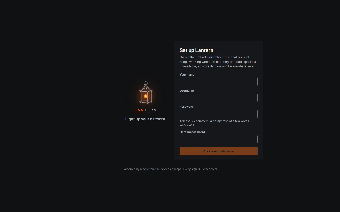 Set up Lantern